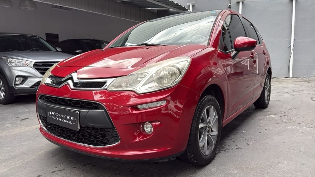 Citroën C3 Tendance 1.5 Flex 8V 5p Mec. na cor Vermelho em Curitiba / PR - 131