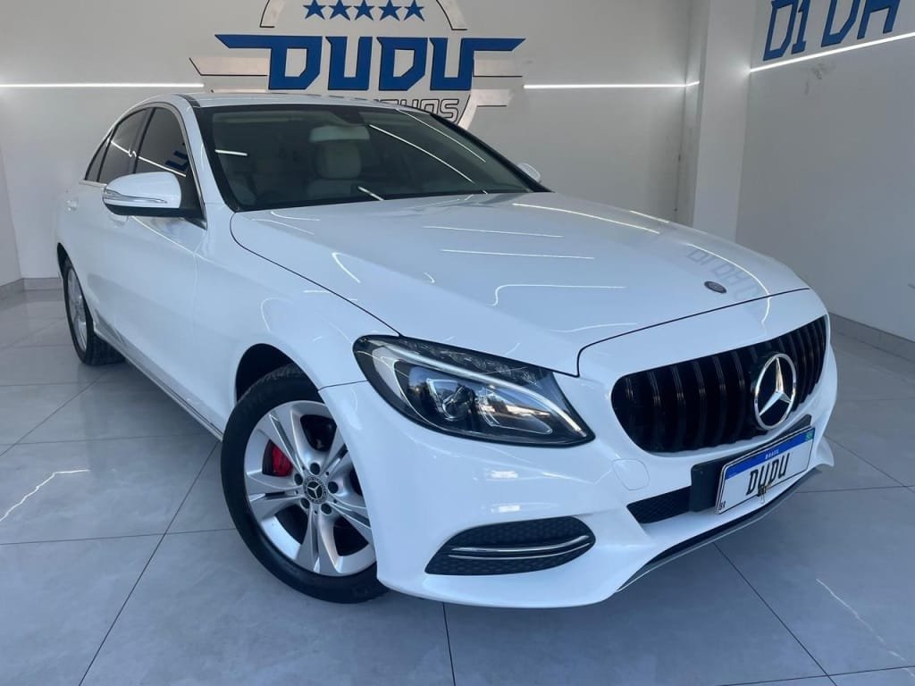 Mercedes-Benz C-180 CGI Avant. 1.6/1.6 FlexTB 16V Aut. na cor Branco em Joinville / SC - 13114