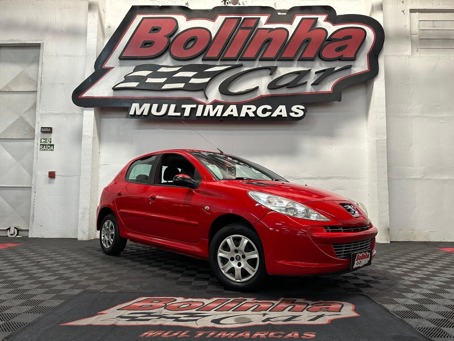 Peugeot 207 XR 1.4 Flex 8V 3p na cor Vermelho no Guaíba / RS - 13420