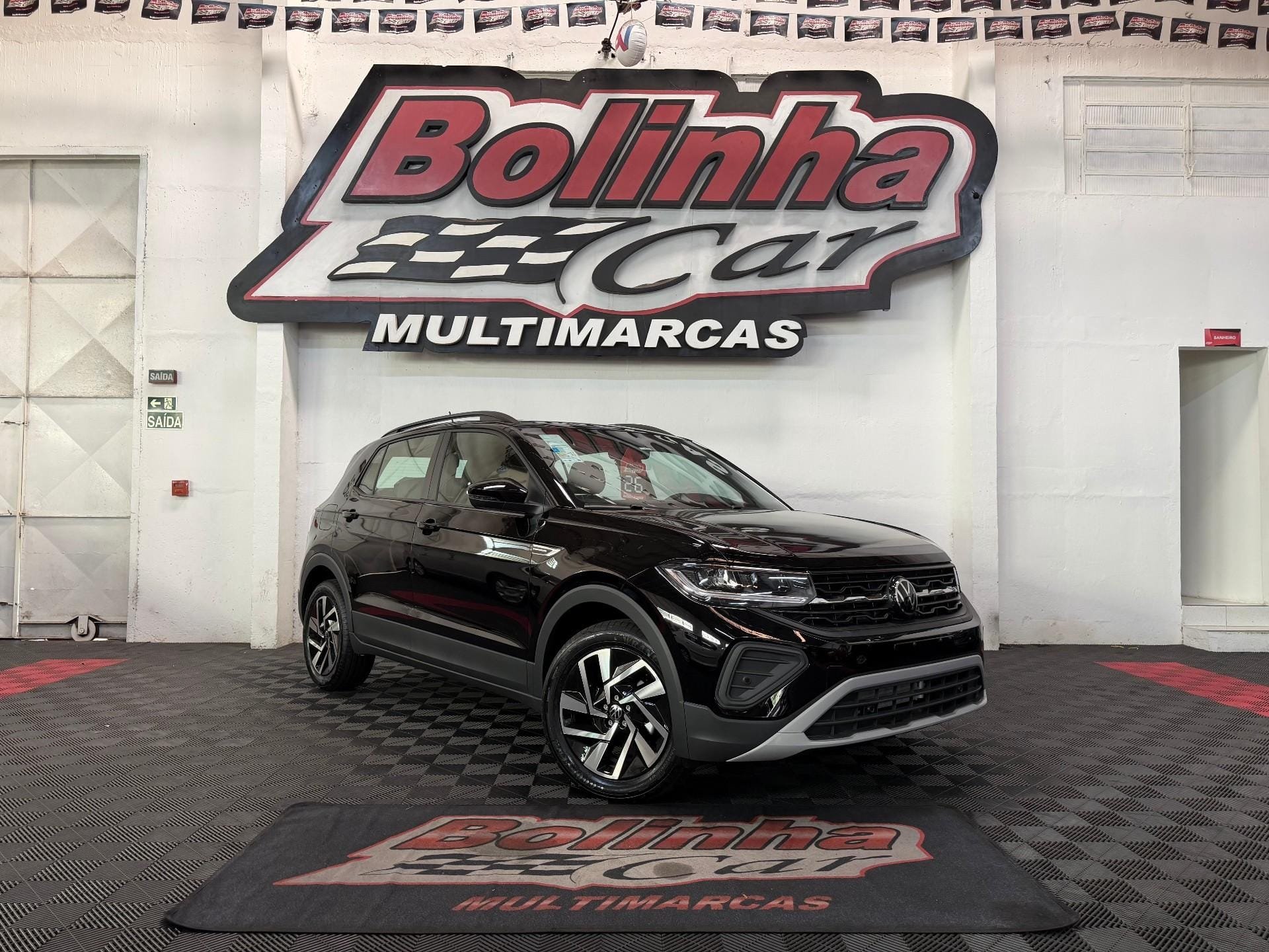 Volkswagen T-Cross Comfor. 200 TSI 1.0 Flex 5p Aut. na cor Preto no Guaíba / RS - 13439