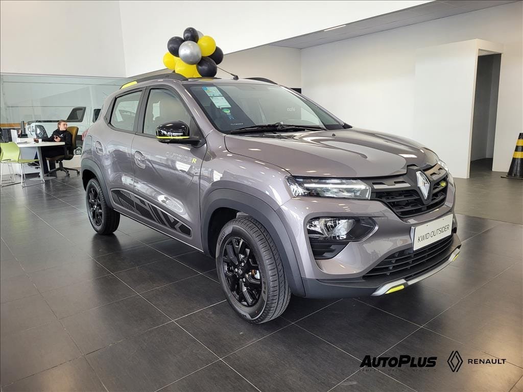 Renault Kwid OUTSIDER 1.0 Flex 12V 5p Mec. na cor Cinza em Rio do Sul / SC - 13716