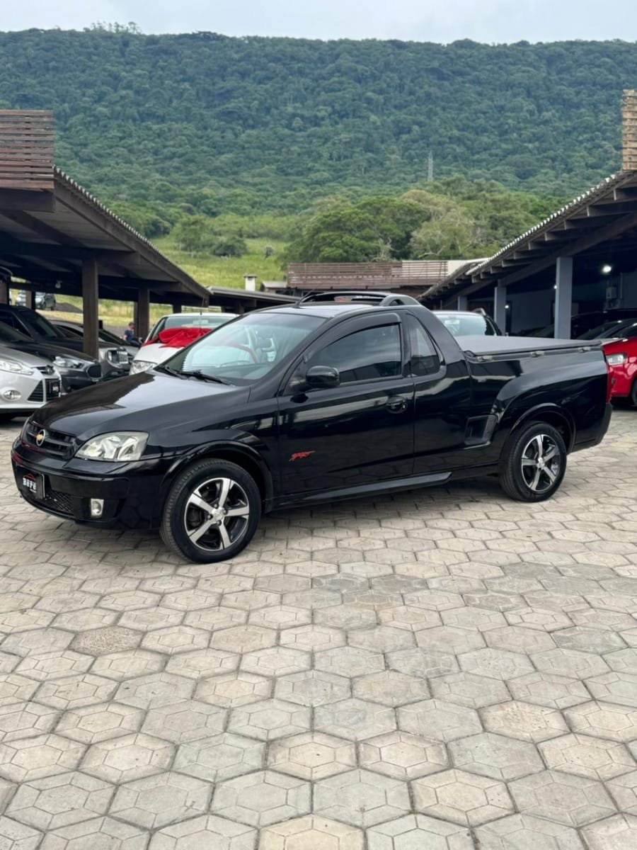 Chevrolet Montana Sport 1.4 ECONOFLEX 8V 2p na cor Preto no Osório / RS - 13845
