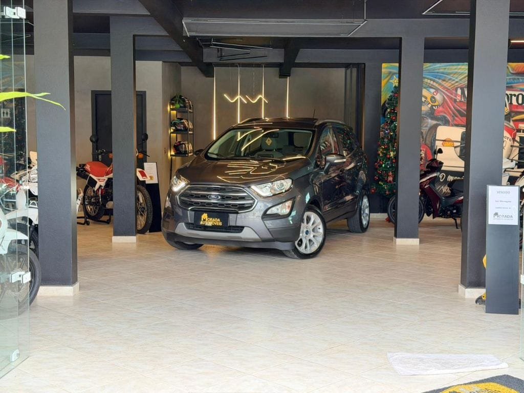 Ford EcoSport TITANIUM 1.5 12V Flex 5p Aut. na cor Cinza em Palhoça / SC - 14396