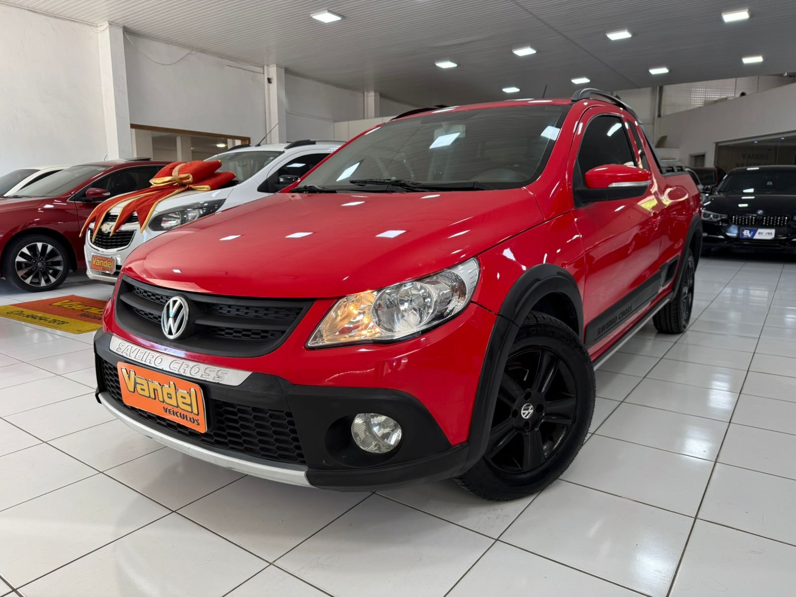 Volkswagen Saveiro CROSS 1.6 Mi Total Flex 8V CE na cor Vermelho no Sapucaia do Sul / RS - 14430
