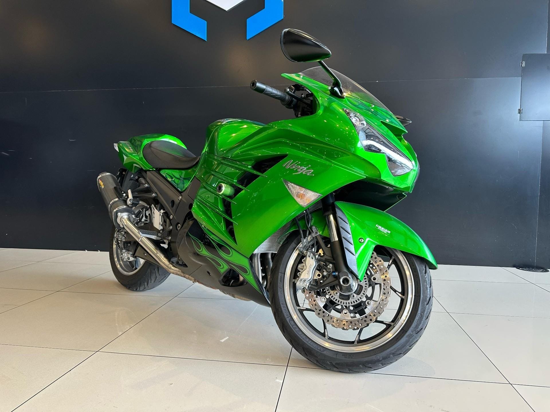 KAWASAKI ZX-14/ZX 14R 1352cc  na cor Verde no Passo Fundo / RS - 14951