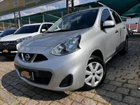 Nissan MARCH S 1.0 16V Flex Fuel 5p na cor Cinza em Vinhedo / SP - 15114
