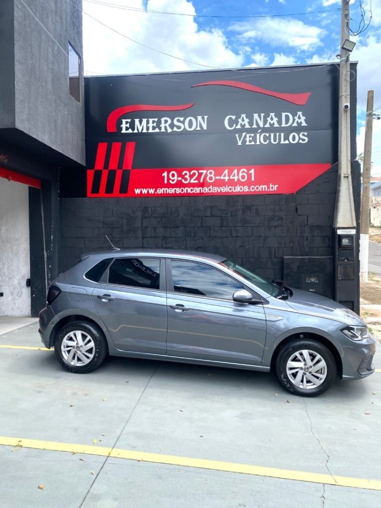 Volkswagen Polo Comfortline TSI 1.0 Flex 12V Aut. na cor Cinza em Campinas / SP - 15261