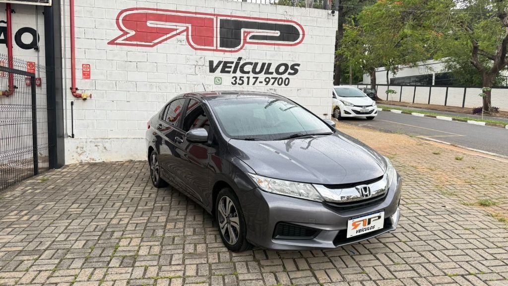 Honda City Sedan LX 1.5 Flex 16V 4p Aut. na cor Cinza em Valinhos / SP - 15332