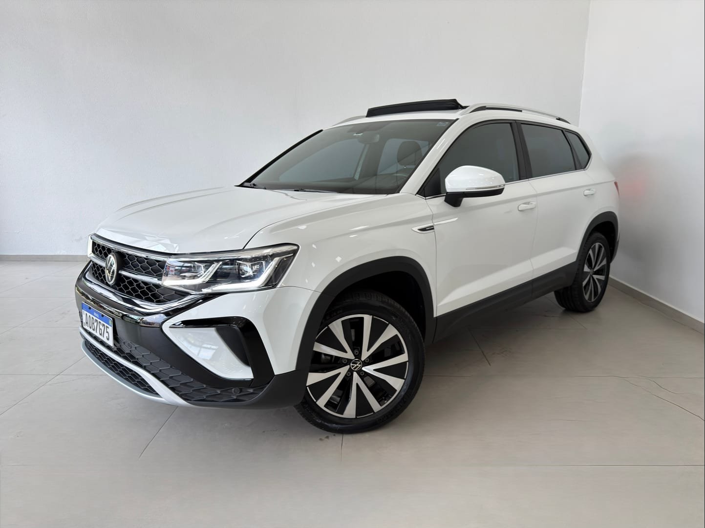 Volkswagen Taos Highline 1.4 250 TSI Flex Aut. na cor Branco em Chapecó / SC - 15647