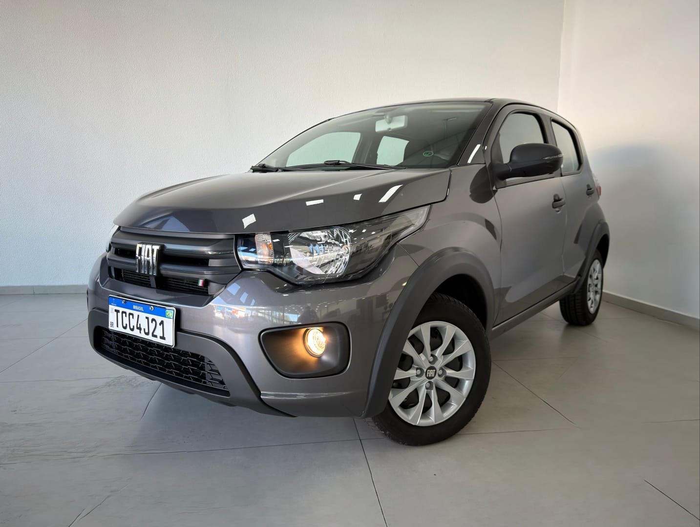 Fiat Mobi LIKE 1.0 Fire Flex 5p. na cor Cinza em Chapecó / SC - 15653