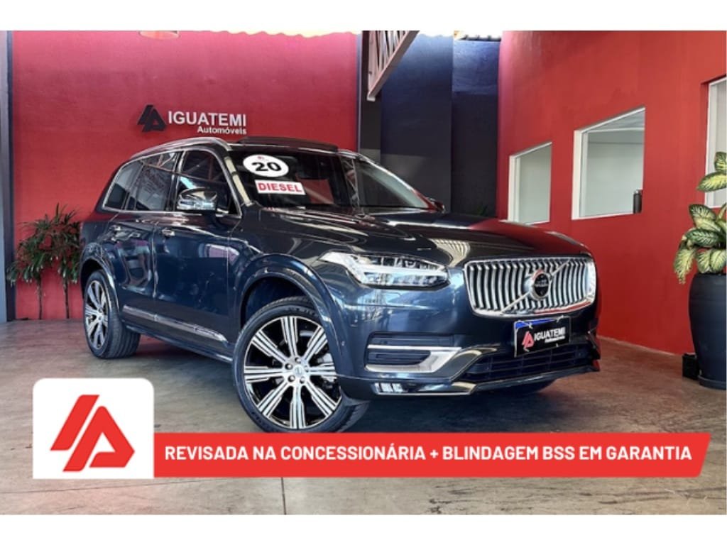 Volvo XC90 D-5 INSCRIPTION 2.0 235cv Dies. 5p na cor Cinza em Campinas / SP - 16108