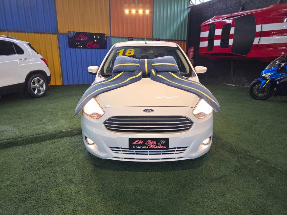 Ford Ka + Sedan 1.5 SE/SE PLUS 16V Flex 4p na cor Branco no Alvorada / RS - 16192