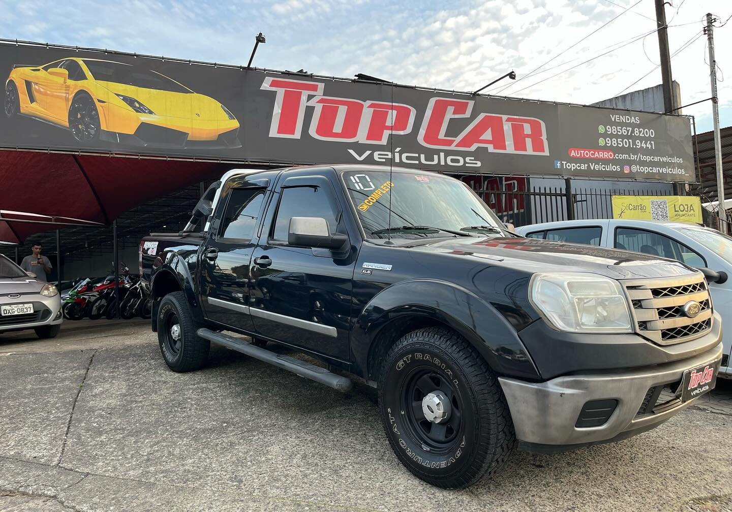 Ford Ranger XL 2.3 16v 137cv 4x2 CD Repower. na cor Preto no Alvorada / RS - 16267