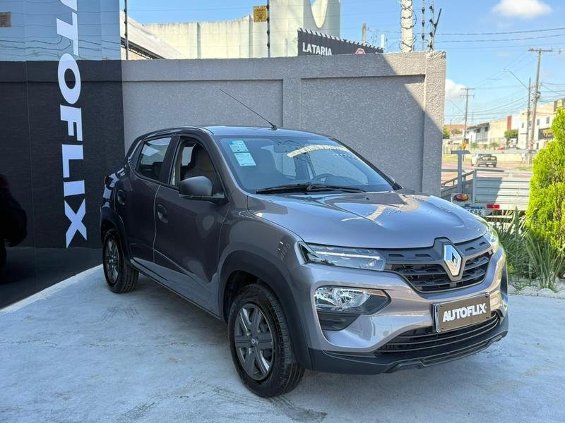 Renault KWID ConnecTV 1.0 Flex 12V Mec. na cor Cinza em Curitiba / PR - 1635