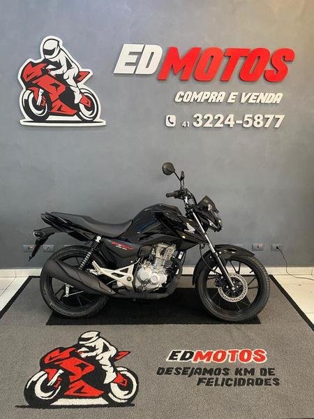 Honda CG 160 FAN Flex  na cor Preto em Curitiba / PR - 16390