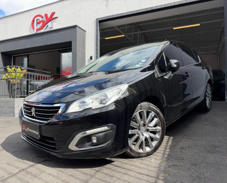 Peugeot 408 Sedan Griffe 1.6 TB Flex 16V 4p Aut. na cor Preto em Curitiba / PR - 16477