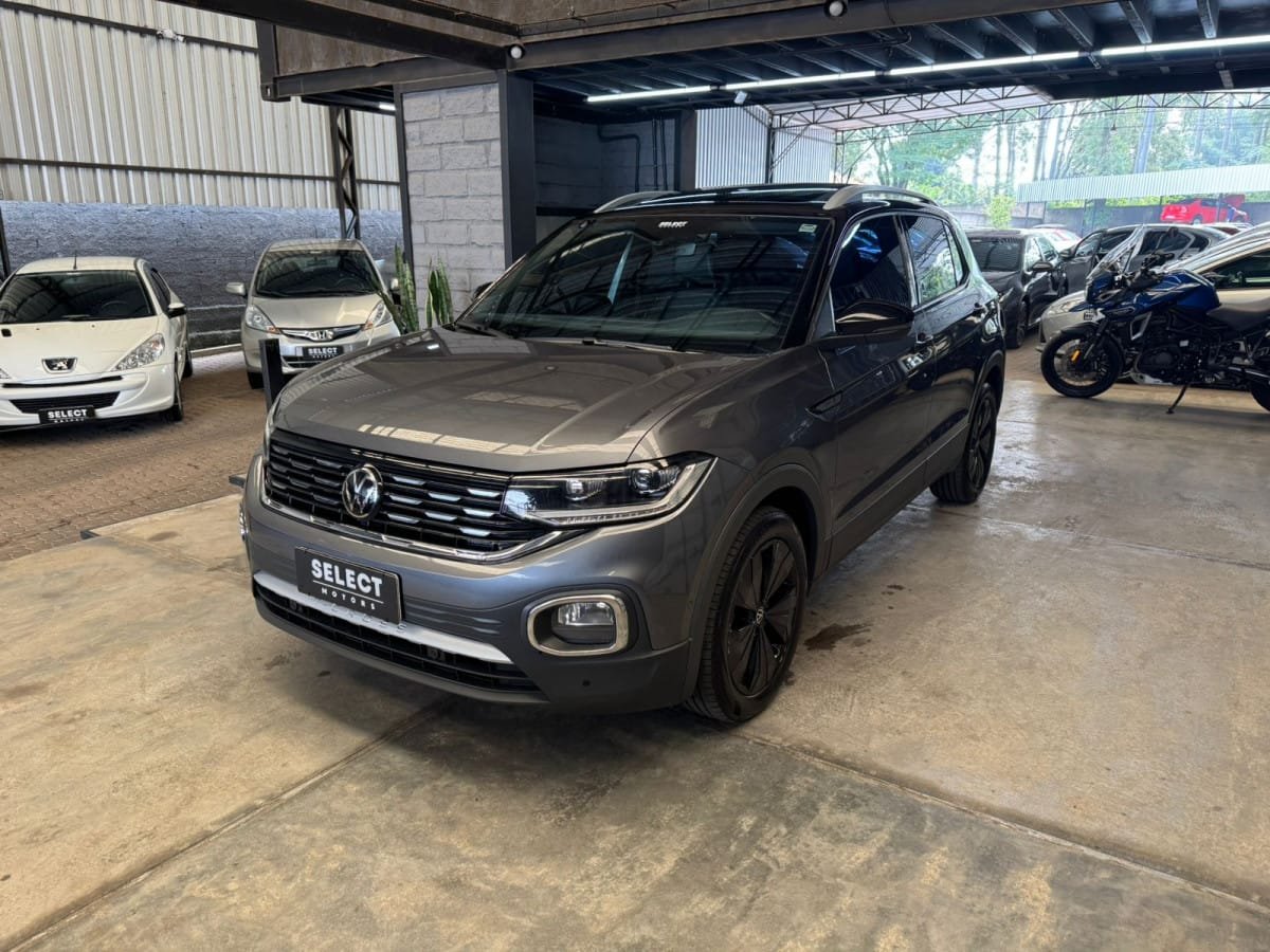 Volkswagen T-Cross Hig. 250 TSI 1.4 Flex 16V 5p Aut na cor Cinza no Gravataí / RS - 16640