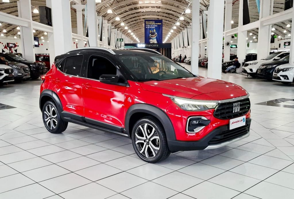 Fiat PULSE IMPETUS 1.0 TURBO 200 Flex Aut. na cor Vermelho em Curitiba / PR - 16838