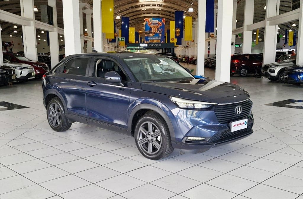 Honda HR-V EXL 1.5 Flex Sensing 16V 5p Aut. na cor Azul em Curitiba / PR - 16843