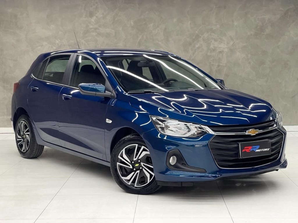 Chevrolet ONIX HATCH LT 1.0 12V TB Flex 5p Mec. na cor Azul em Colombo / PR - 17016