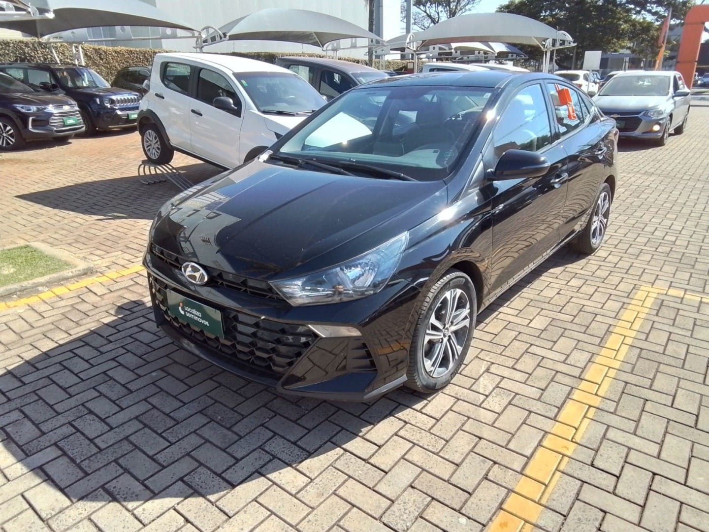 Hyundai HB20S Comfort Plus 1.0 TB Flex 12V Aut na cor Preto em Pato Branco / PR - 17641