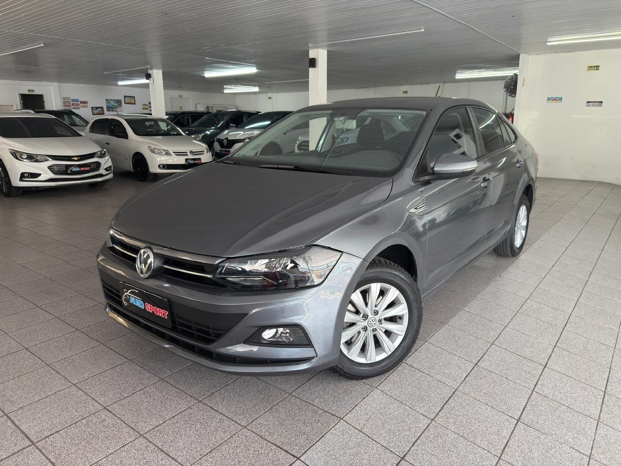 Volkswagen Virtus Comfort. 200 TSI 1.0 Flex 12V Aut na cor Cinza no Novo Hamburgo / RS - 18001