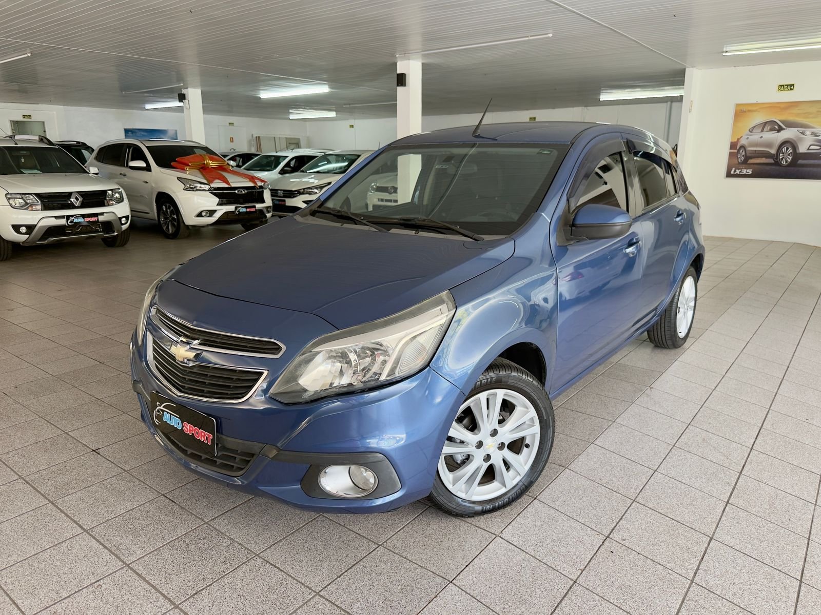 Chevrolet Agile LTZ 1.4 MPFI 8V FlexPower 5p na cor Azul no Novo Hamburgo / RS - 18026