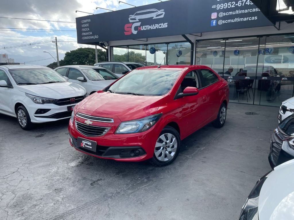 Chevrolet Prisma Sed. Maxx/ LT 1.4 8V ECONOF. 4p na cor Vermelho em Florianópolis / SC - 18047