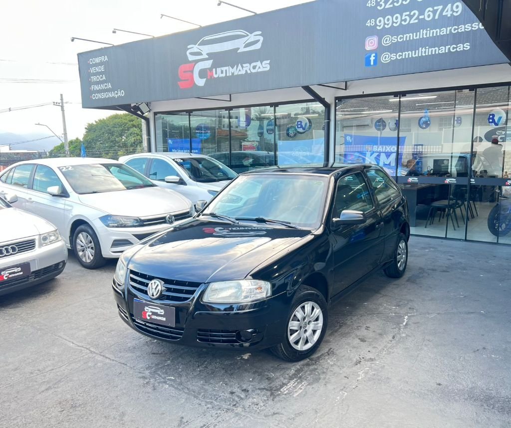 Volkswagen Gol ECOMOTION 1.0 Mi Total Flex 8V 2p na cor Preto em Florianópolis / SC - 18088