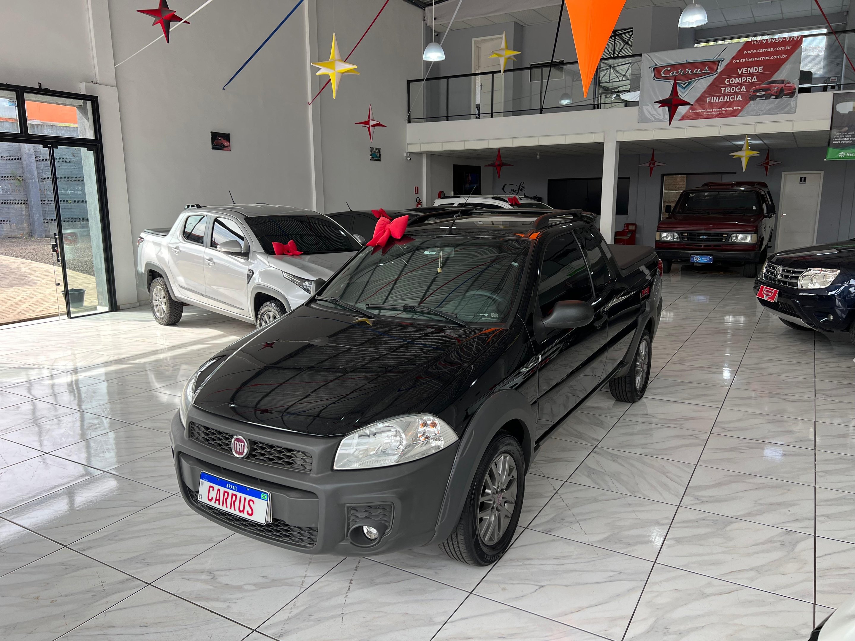 Fiat Strada Working HARD 1.4 Fire Flex 8V CE na cor Preto em Prudentópolis / PR - 20108