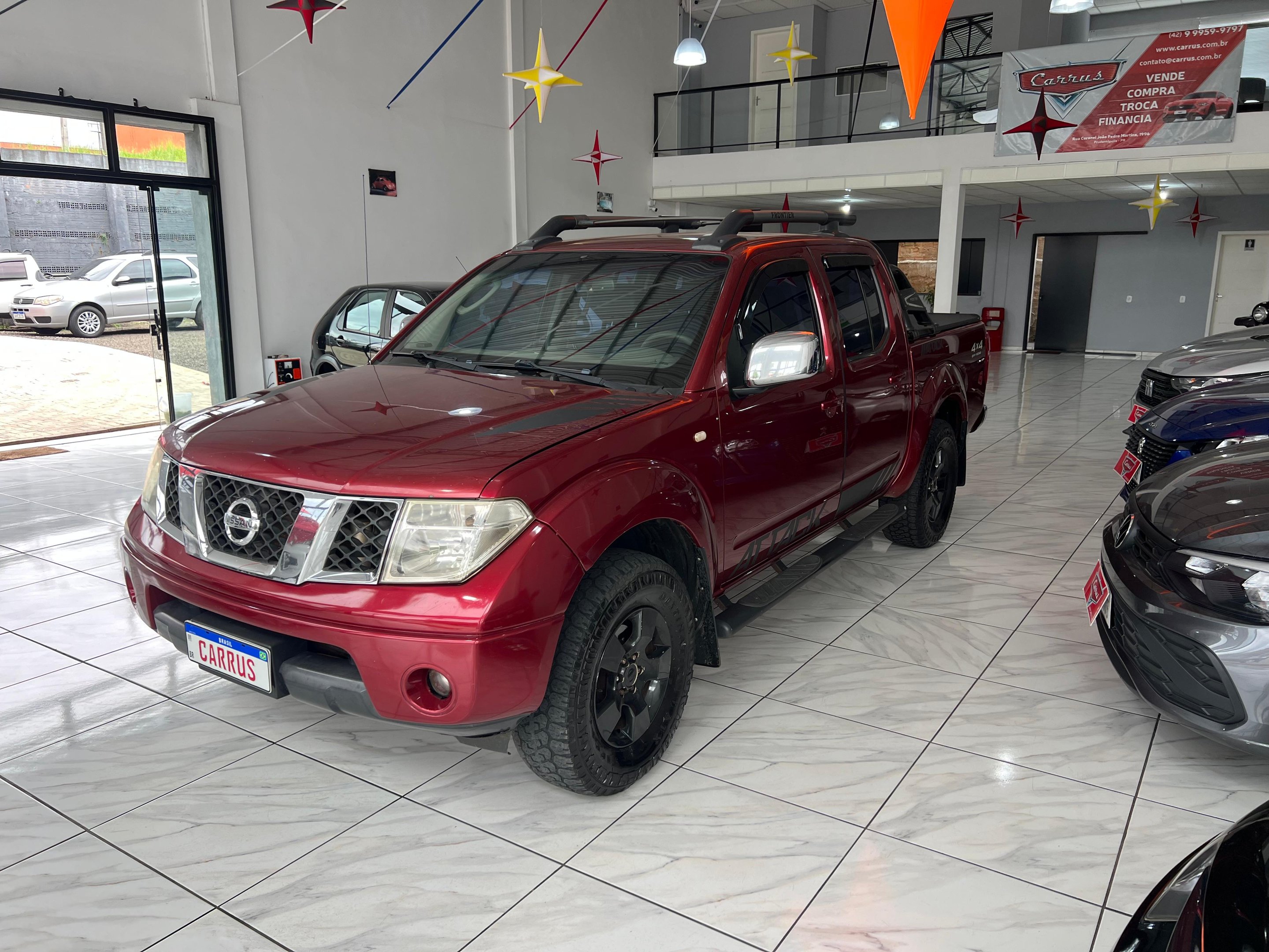 Nissan Frontier LE ATTACK CD 4x4 2.5 TB Die.Aut na cor Vermelho em Prudentópolis / PR - 20114
