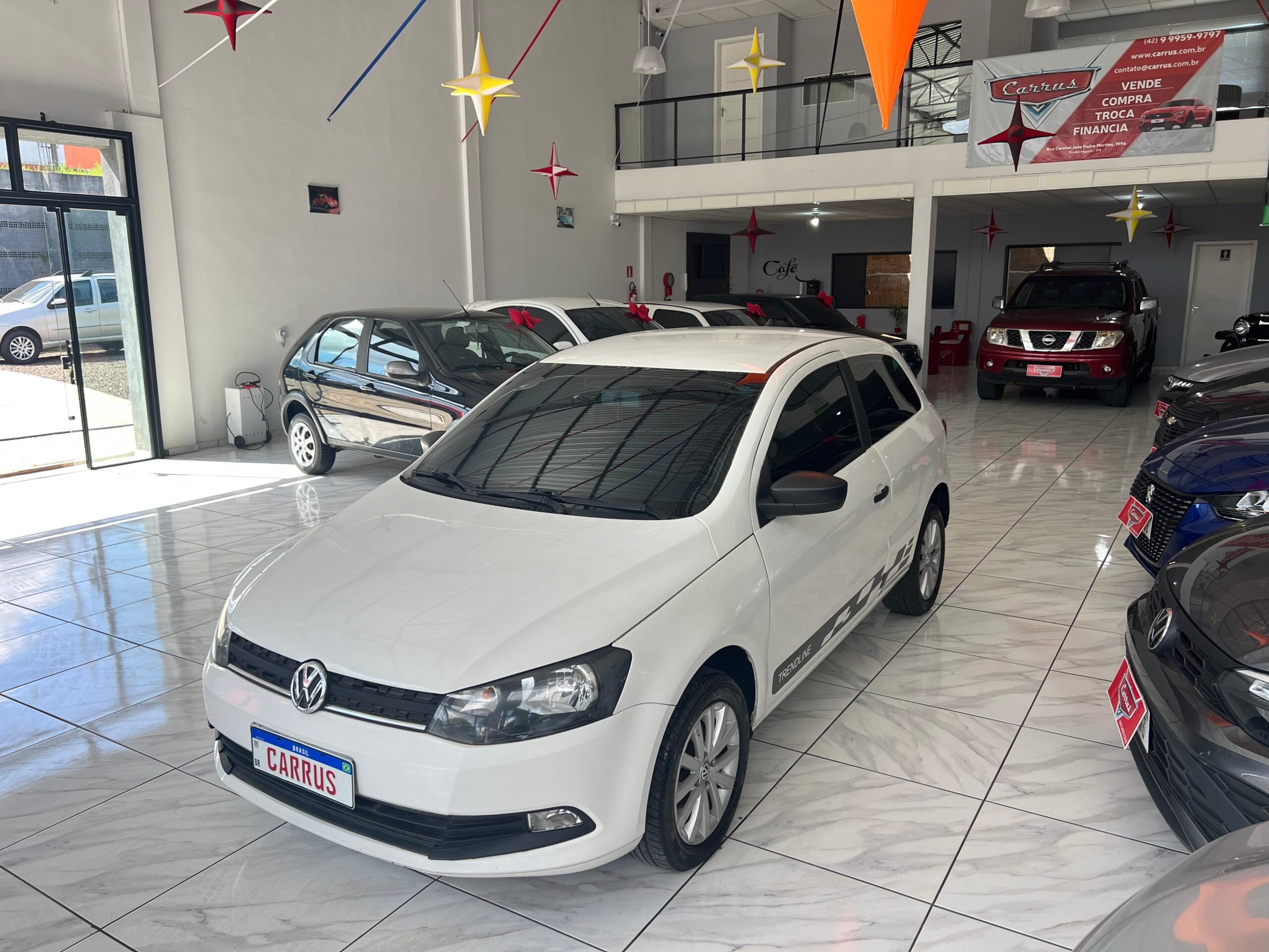 Volkswagen Gol Trendline 1.0 T.Flex 8V 3p na cor Branco em Prudentópolis / PR - 20116