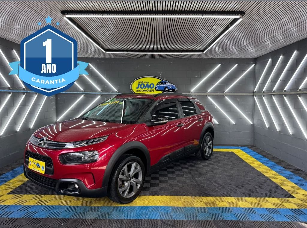 Citroën C4 Cactus FEEL 1.6 16V Flex Aut. na cor Vermelho no Alvorada / RS - 20364