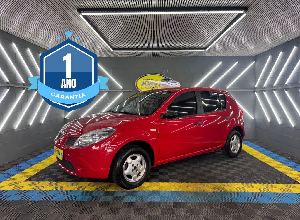 Renault Sandero Authentique Hi-Flex 1.0 16V 5p na cor Vermelho no Alvorada / RS - 20366