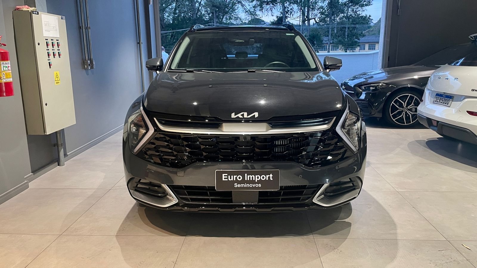 Kia Sportage EX Prestige 1.6 T-GDI (Híbrido) na cor Cinza em Curitiba / PR - 20689