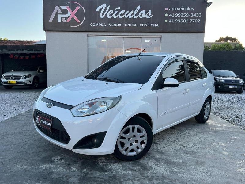 Ford Fiesta Sed. 1.6 8V Flex 4p na cor Branco em Curitiba / PR - 20860