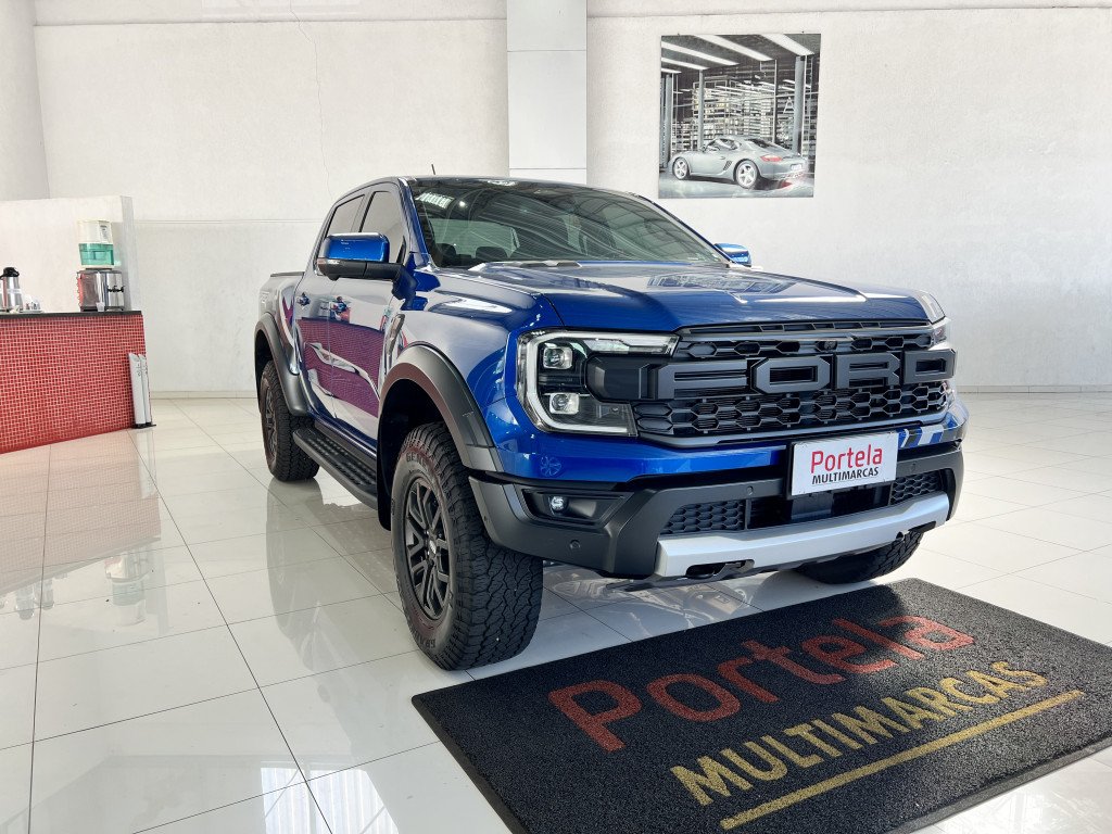 Ford Ranger Raptor 3.0 V6 Bi-Turbo 4WD AUT. na cor Azul em Curitiba / PR - 20931