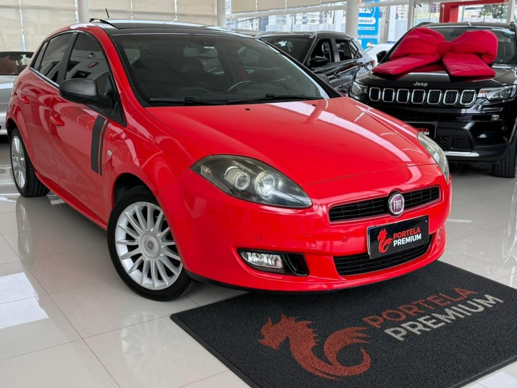 Fiat Bravo SPORTING 1.8 Flex 16V 5p na cor Vermelho em Curitiba / PR - 20939