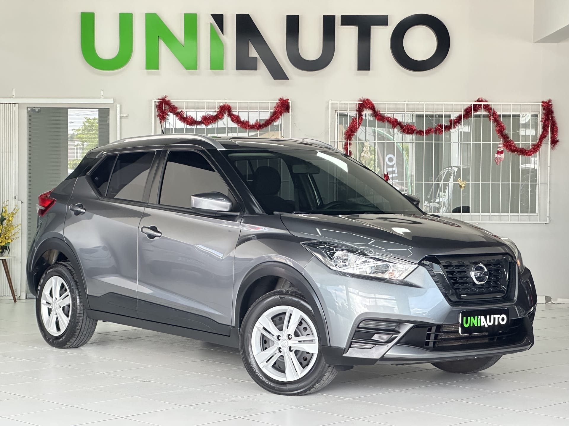 Nissan KICKS S Direct 1.6 16V Flex 5p Aut. na cor Cinza em Joinville / SC - 21067