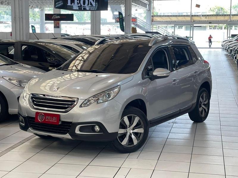 Peugeot 2008 Griffe 1.6 Turbo Flex 16V 5p Aut. na cor Prata em Curitiba / PR - 21293