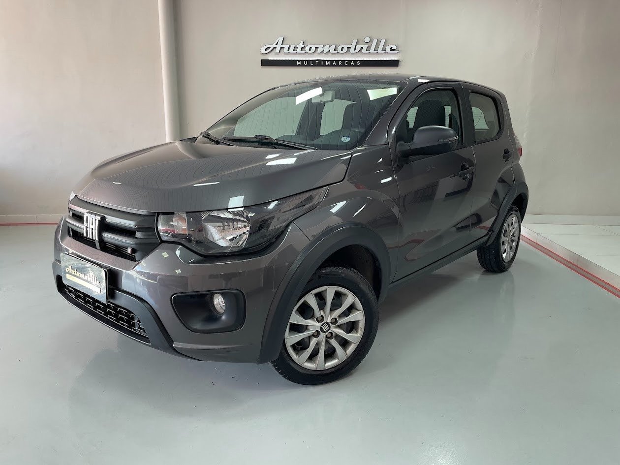 Fiat Mobi LIKE 1.0 Fire Flex 5p. na cor Cinza em Curitiba / PR - 21384
