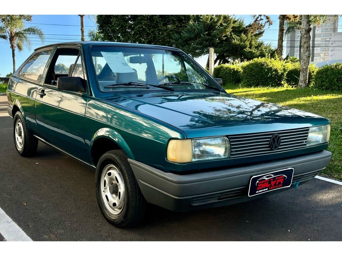 Volkswagen Gol 1000 Mi 4p na cor Verde em Guarapuava / PR - 21404