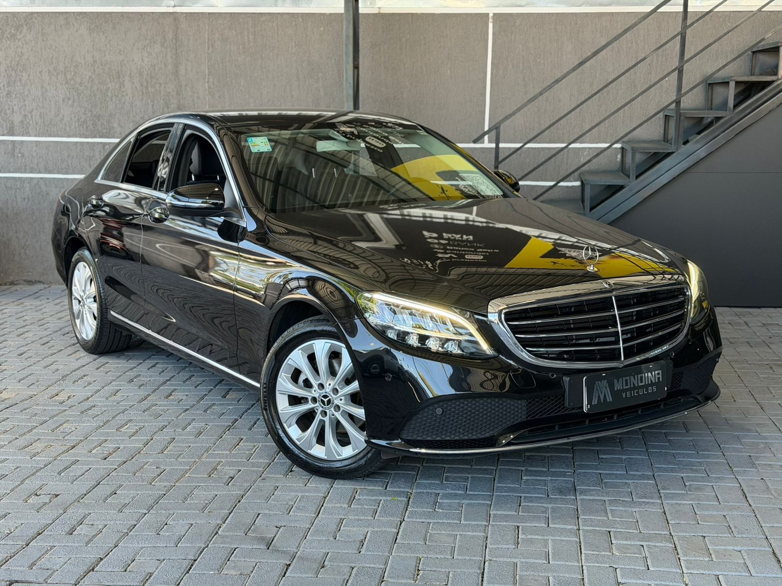 Mercedes-Benz C-180 CGI Exc. 1.6/1.6 Flex TB 16V Aut. na cor Preto em Curitiba / PR - 21863