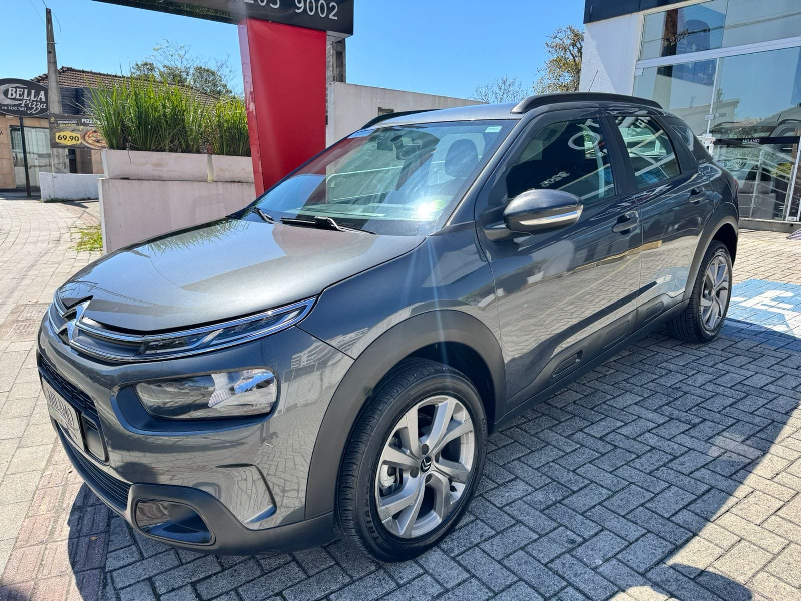 Citroën C4 Cactus FEEL 1.6 16V Flex Mec. na cor Cinza em Palhoça / SC - 21925