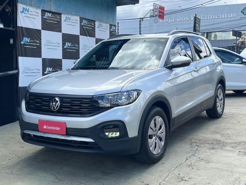 Volkswagen T-Cross 200 TSI 1.0 Flex 12V 5p Aut. na cor Prata em Curitiba / PR - 21934