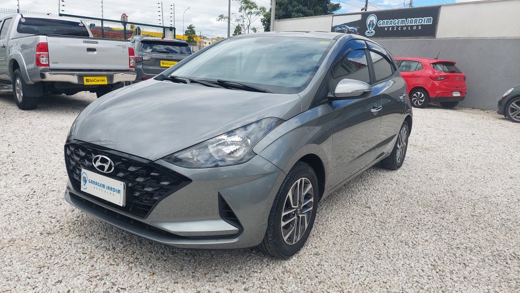 Hyundai HB20 Platinum Plus 1.0 TB Flex 12V Aut. na cor Cinza em Curitiba / PR - 22073