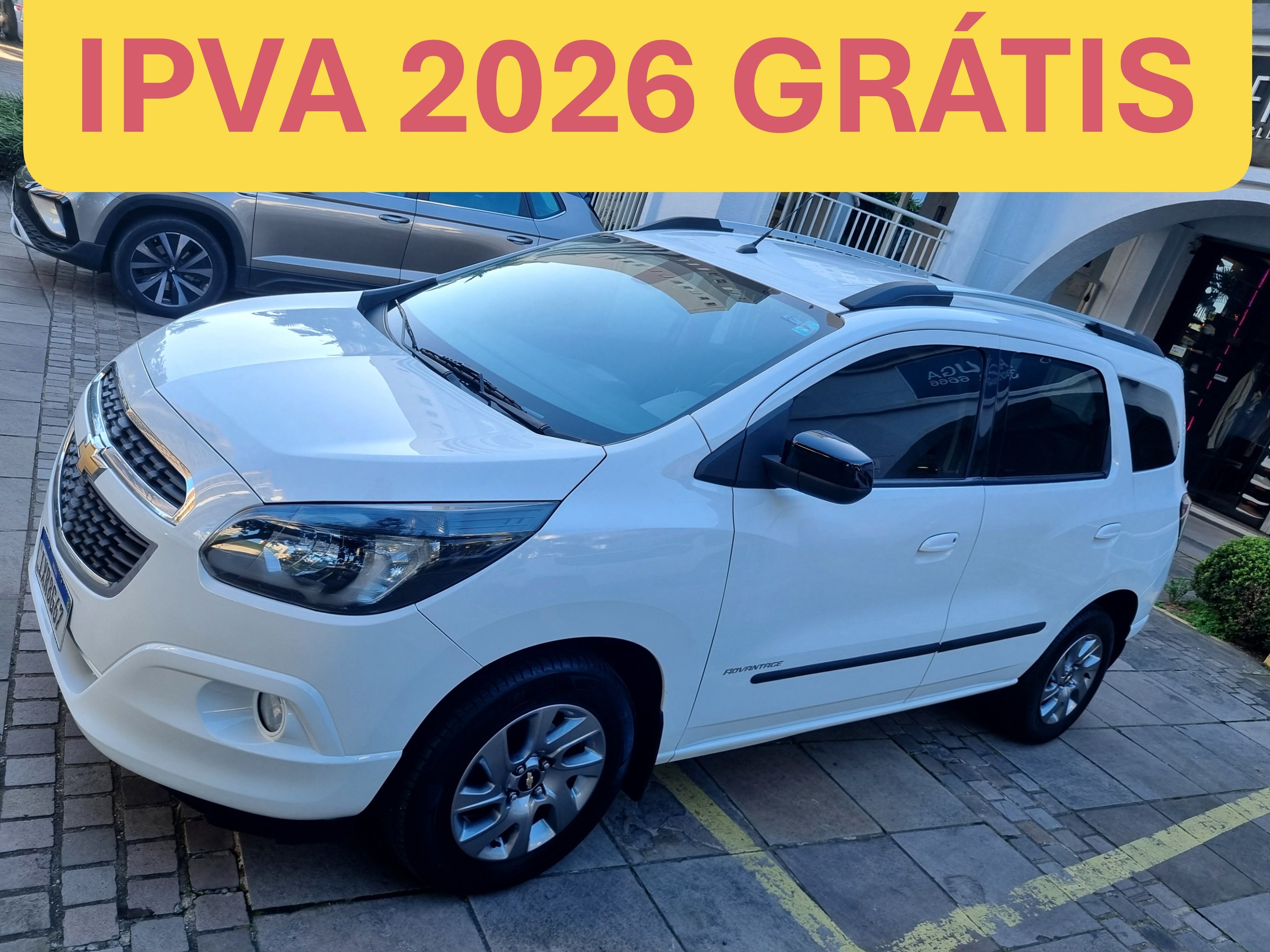 Chevrolet SPIN ADVANTAGE 1.8 8V Econo.Flex 5p Aut. na cor Branco no Porto Alegre / RS - 22241
