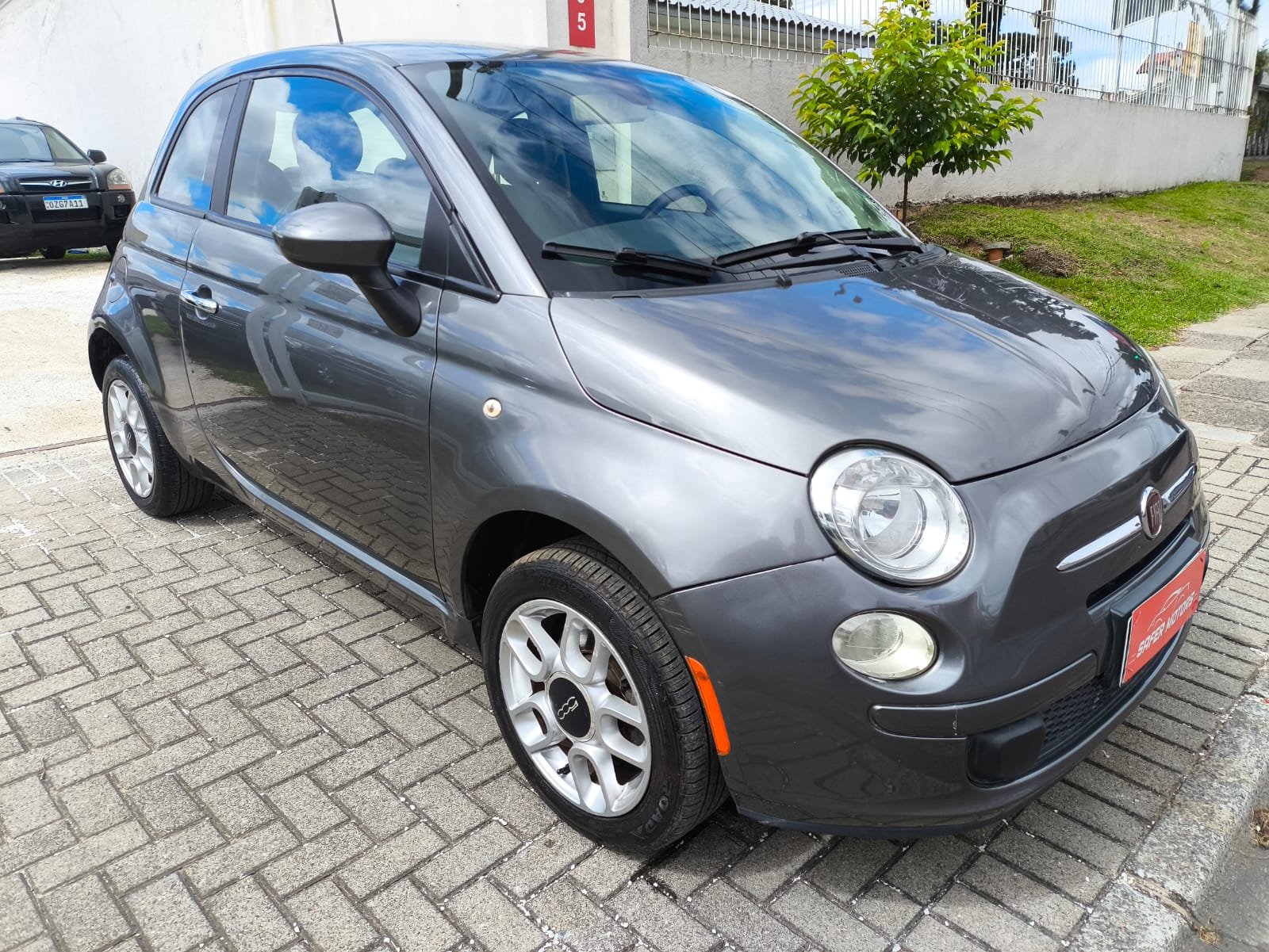 Fiat 500 Cult 1.4 Flex 8V EVO Mec. na cor Cinza em Curitiba / PR - 22493