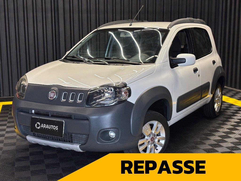 Fiat Uno WAY 1.0 EVO Fire Flex 8V 2p na cor Branco em Florianópolis / SC - 22752