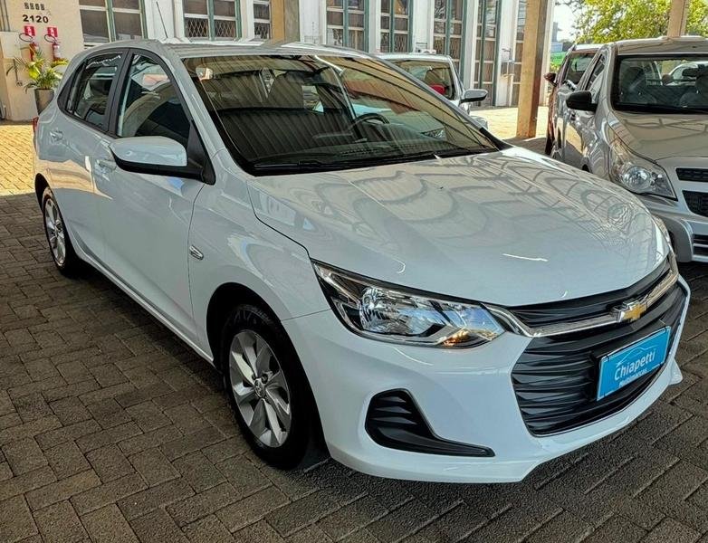 Chevrolet Onix HATCH LT 1.0 12V TB Flex 5p Aut. na cor Branco em Cascavel / PR - 22855